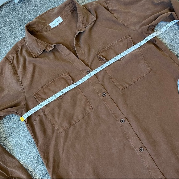 Bella Dahl Midi Shirt Dress in Brown - Picture 13 of 13